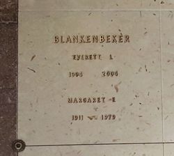 Margaret Eloise <I>Givens</I> Blankenbeker 