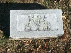 Maudie E. <I>Warren</I> Barnes 