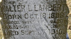 Walter Leonard Lambert 
