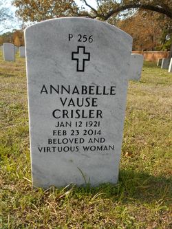 Annabelle <I>Vause</I> Crisler 
