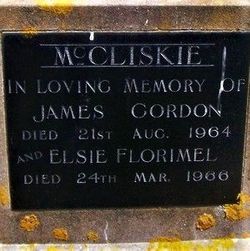 Elsie Florimel <I>Clayton</I> McCliskie 