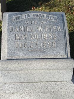 Julia <I>Walker</I> Fisk 