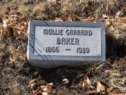 Mollie <I>Garrard</I> Baker 