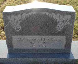 Ella Elizabeth <I>Allen</I> Russell 
