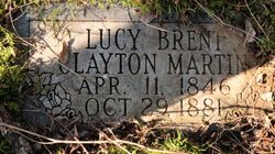 Lucinda Brent “Lucy” <I>Clayton</I> Martin 