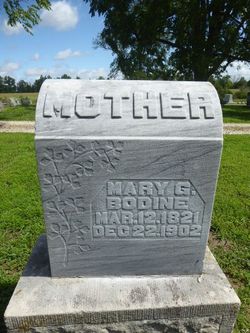 Mary Moriah “Aunt Mary” <I>Gore</I> Bodine 