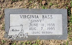 Virginia Lea “Ginny” <I>Schneider</I> Bass 
