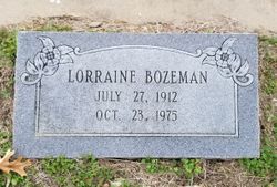 Lorraine <I>Leatherwood</I> Bozeman 