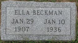 Ella <I>Koopman</I> Beckman 