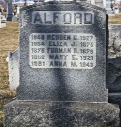 Eliza Jane <I>Brooks</I> Alford 