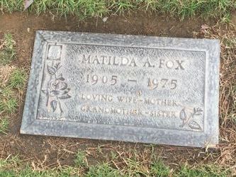 Matilda M. <I>Aaronson</I> Fox 