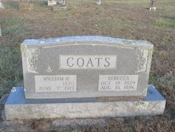 Rebecca <I>Williams</I> Coats 