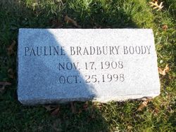 Pauline <I>Bradbury</I> Boody 