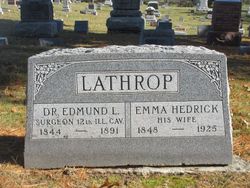2nd. Asst. Surgeon & Dr. Edmund Leonidas Lathrop II