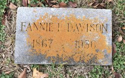 Frances Dee “Fannie” <I>Loyd</I> Davison 