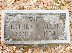 Esther R <I>Adams</I> Allen 