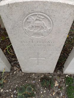 Private A. W. Barnaby 