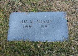 Ida Mae <I>Unger</I> Adams 