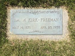 Ida May <I>Kirk</I> Freeman 