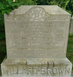 Ann Maria Josephine <I>Willard</I> Brown 