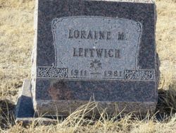 Loraine M <I>Mueller</I> Leftwich 