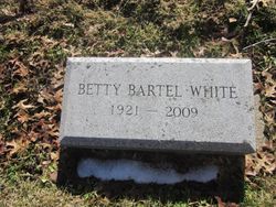 Betty <I>Bayley</I> Bartel White 