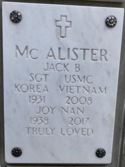Sgt Jack B McAlister 