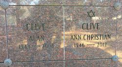 Ann Louise <I>Christian</I> Clive 