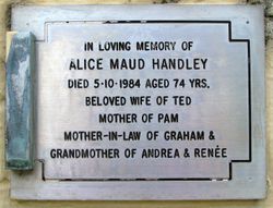 Alice Maud <I>Hinds</I> Handley 