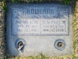 Gladys <I>Bishop</I> Rowland 