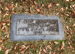 Yvonne A. <I>Robinson</I> Brennan 