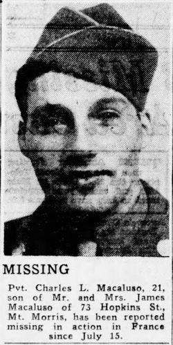 Pvt. Charles L. Macaluso 