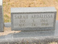 Sarah Ardalissa <I>Welch</I> Stinson 