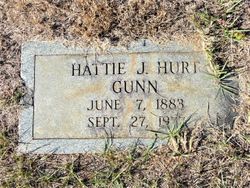Hattie Jane <I>Hurt</I> Gunn 
