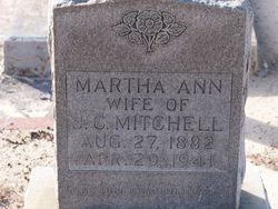 Martha Ann Mitchell 