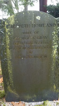 Elizabeth Hicks <I>Howland</I> Gray 