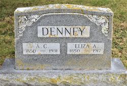 Elizabeth A “Eliza” <I>Gill</I> Denney 
