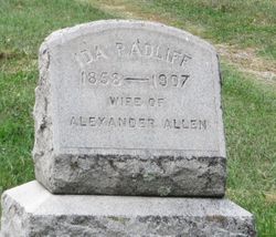 Ida M <I>Radliff</I> Allen 