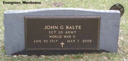 John Gottlieb “Gus” Balte 