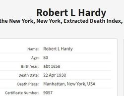Robert Lee Hardy Sr.