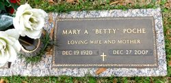 Mary Elizabeth “Betty” <I>Aertker</I> Poché 