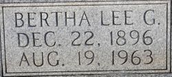 Bertha Lee <I>Gaughan</I> Cole 