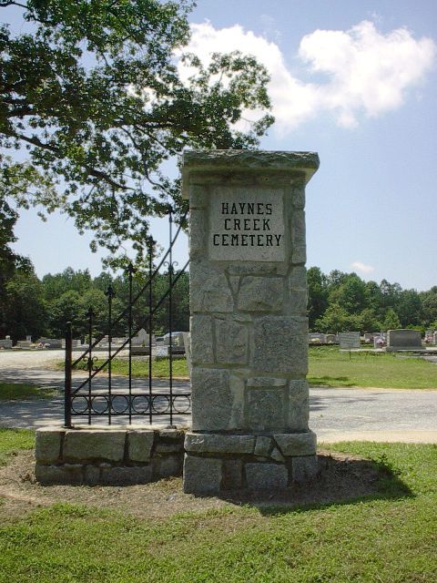 Haynes Creek Primitive Baptist Church Cemetery