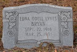 Edna Odell <I>Lynes</I> Bryan 