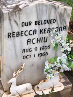 Rebecca Keanona Achiu 