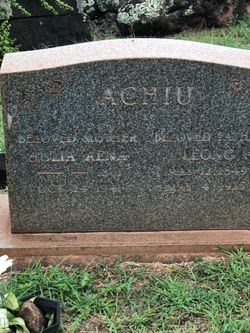 Julia Kaumealani'ikanu'u Pa'anui <I>Aena</I> Achiu 