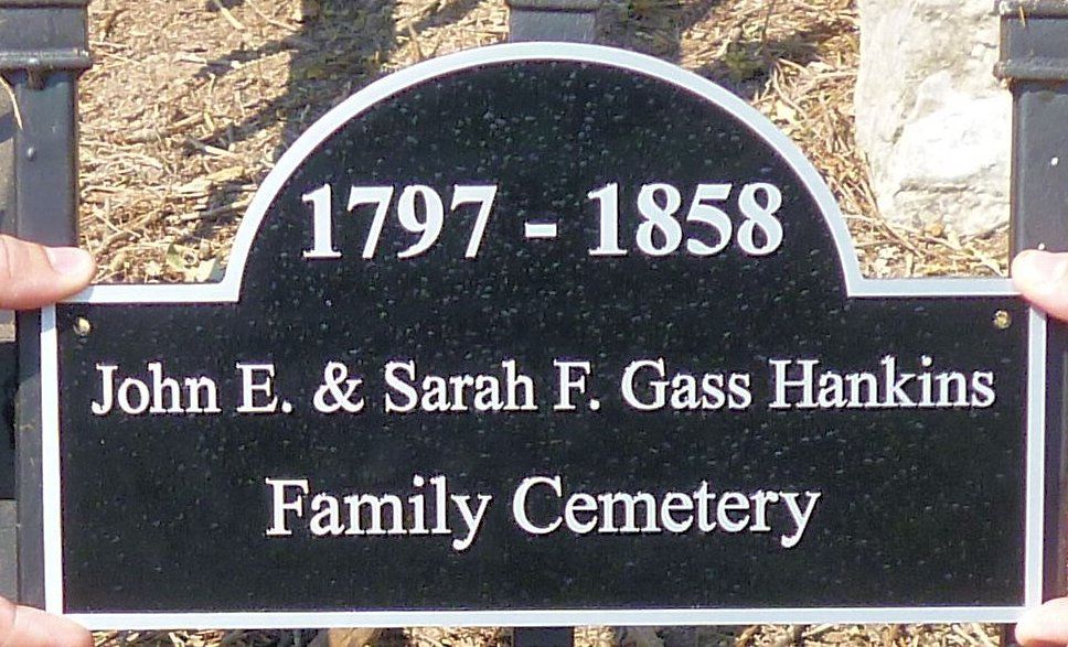 John E & Sarah Farsnworth Gass Hankins Cemetery