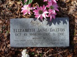 Elizabeth Jane <I>Dalton</I> Dalton 