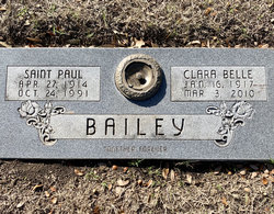 Clara Belle <I>Moore</I> Bailey 