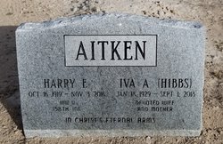 Iva A <I>Hibbs</I> Aitken 